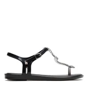 Sandały damskie - Sandały Melissa Solar + Bo.Bo Ad 33283 Czarny - miniaturka - grafika 1