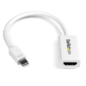 Adaptery i przejściówki - StarTech MDP2HD4KSW adapter kablowy 0,15 m Mini DisplayPort HDMI Biały - miniaturka - grafika 1