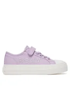 Buty dla dziewczynek - Roxy Trampki 24KC1003 Fioletowy - miniaturka - grafika 1