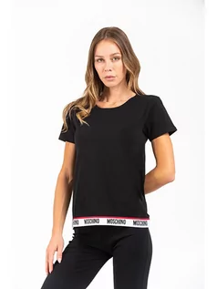 Koszulki i topy damskie - Moschino Koszulka w kolorze czarnym - grafika 1