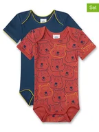 Body dla niemowląt - Sanetta Body (2 szt.) w kolorze czerwono-granatowym - miniaturka - grafika 1