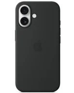 Etui i futerały do telefonów - Apple Etui iPhone 16 Silicone MagSafe - Czarne - miniaturka - grafika 1