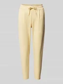 Spodnie damskie - Spodnie o luźnym, skróconym kroju z zakładkami w pasie model ‘KATE’ - miniaturka - grafika 1