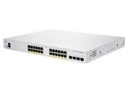 Switche - Cisco CBS250-24P-4G Zarządzany L2/L3 Gigabit Ethernet (10/100/1000) Srebrny CBS250-24P-4G-UK-RF - miniaturka - grafika 1