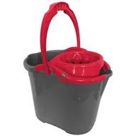 Miotły, szufle, mopy - Wiadro do mopa 14 L z wyciskaczem Cubio czerwony JOTTA - miniaturka - grafika 1