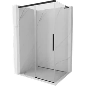 Kabiny prysznicowe - Mexen Rox L kabina prysznicowa rozsuwana 115 x 110 cm, transparent, czarna - 8C2L-115-110-70-00 - miniaturka - grafika 1