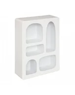 Półki do salonu - Półka Wisząca Półka Drewniana Bianca - miniaturka - grafika 1