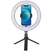 Akcesoria fotograficzne - Zestaw WG Vlog Kit - podstawowy zestaw do nagrywania videoblogów.Statyw, uchwyt na telefon, światło LED. (9259) - miniaturka - grafika 1