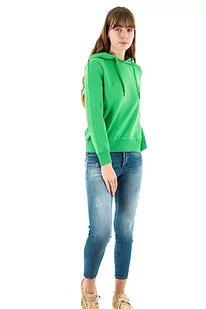 ONLY Damska bluza z kapturem, nadruk logo, Kelly Green/Print: only Logo, M - Bluzy damskie - miniaturka - grafika 1