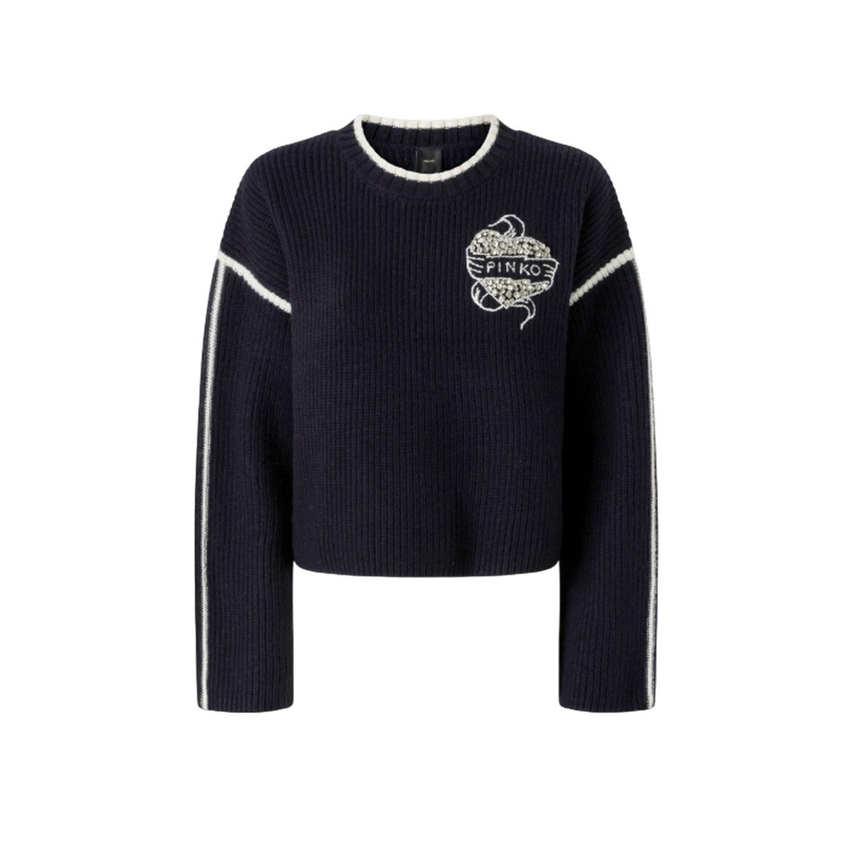 maglie donna pinko - alicudi maglia cordonetto 100 - blu
