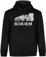Bluzy męskie - BLUZA MĘSKA Z KAPTUREM PREZENT BMW M3 MPOWER DRIFT CZARNA R-L A25 - miniaturka - grafika 1