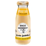 Soki i napoje niegazowane - Bracia Sadownicy Smoothie z orzechami gęste jabłko orzech arachidowy 215 ml - miniaturka - grafika 1