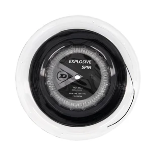 Naciąg tenisowy Dunlop  Explosive Spin Black 1.25 Reel (200 m) - Tenis ziemny - miniaturka - grafika 1