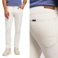 Spodnie męskie - Lee LUKE SLIM TAPERED White BIAŁE RURKI BIAŁY HEMP DżINS W32 L32 - miniaturka - grafika 1