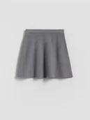 Swetry dla dziewczynek - Reserved - Dzianinowa spódnica - ciemnoszary - miniaturka - grafika 1