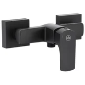 Baterie wannowe i prysznicowe - KFA 5536-010-81 MOKAIT BATERIA NATRYSKOWA śCIENNA CZARNA - miniaturka - grafika 1