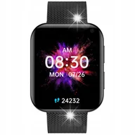 Smartwatch - SMARTWATCH GARETT GRC MAXX CZARNY STALOWY - miniaturka - grafika 1