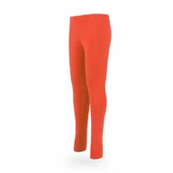 Legginsy - Dziewczęce legginsy gładkie pomarańczowe Tup Tup r.146 - miniaturka - grafika 1