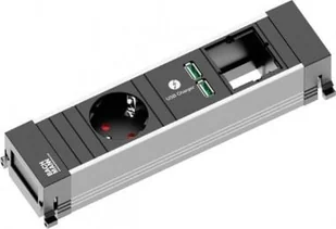 Listwa zasilająca Bachmann Power Frame 1 gniazdo czarna - Listwy zasilające - miniaturka - grafika 1