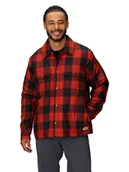 Koszulki sportowe męskie - Marmot Flanelowa koszula funkcyjna "Ridgefield" w kolorze czerwonym - miniaturka - grafika 1