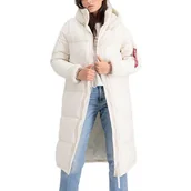 Kurtki i kamizelki sportowe damskie - Kurtka Alpha industries Coat ZH 108007578 - kremowa - miniaturka - grafika 1