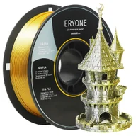 Filamenty i akcesoria do drukarek 3D - ERYONE Dual Color Silk PLA Filament for 3D Printers, 1.75mm Tolerance  /- 0.03mm, 1kg (2.2LBS)/Spool - Gold and Grey - miniaturka - grafika 1