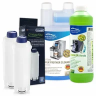 Akcesoria i części do ekspresów do kawy - Zestaw Do Delonghi, Filtr DLSC002 2 szt, Aqualogis Latteo 1l,  Aqualogis Verde 750ml - miniaturka - grafika 1