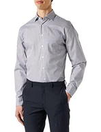 Koszule męskie - Seidensticker Męska koszula biznesowa, morski, 44 PL - miniaturka - grafika 1