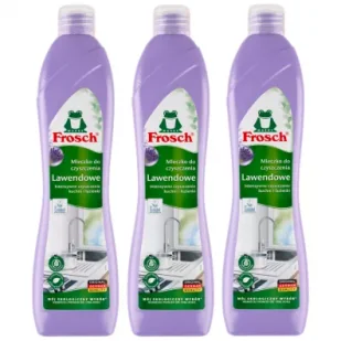 Frosch Mleczko do czyszczenia lawendowe Zestaw 3 x 500 ml - Inne artykuły czyszczące - miniaturka - grafika 1