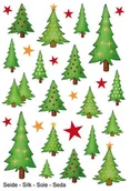 Zeszyty szkolne - Naklejki gwiazdki las choinek - miniaturka - grafika 1
