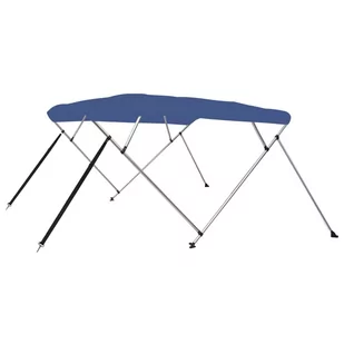 shumee Bimini daszek do łodzi 4 pałąki niebieski 243x196x137 cm - Żeglarstwo - miniaturka - grafika 1