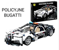 Klocki - Klocki Technic auto Policyjne Bugatti 432 szt z napędem - miniaturka - grafika 1