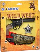 Zabawki i gry sportowe - Gonher Zestaw kowbojski rewolwer z kaburą i odznaką - miniaturka - grafika 1