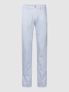 Spodnie męskie - Spodnie materiałowe z lamowanymi kieszeniami model ‘Torino’ - miniaturka - grafika 1