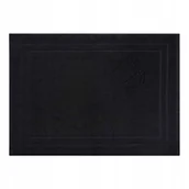 Dywaniki łazienkowe - Dywanik 50 x 70 Łazienkowy Bawełna Mondo Czarny - miniaturka - grafika 1