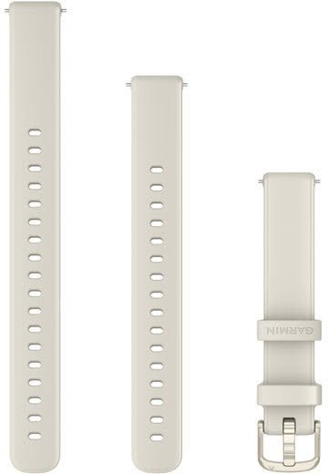 Garmin Lily 2-opaska 14 mm, Silikon Bone / Lunargold