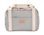 Torby i organizery dla mam - Beaba Organizer do wózka Mini Paris Pearl grey - torba - miniaturka - grafika 1