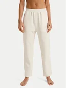 Spodnie sportowe damskie - Roxy Spodnie dresowe Rise & Vibe Sweets ERJNP03660 Écru Regular Fit - miniaturka - grafika 1