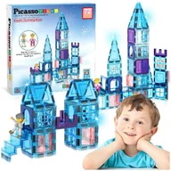 Klocki - Pt72 Klocki Magnetyczne 72W1 Picasso Tiles duże konstrukcyjne - miniaturka - grafika 1