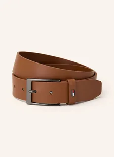 Tommy Hilfiger Pasek Skórzany Layton braun - Paski - miniaturka - grafika 1