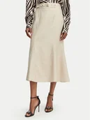 Spódnice - Guess Spódnica midi W6GD69 W2092 Beżowy jasny Regular Fit - miniaturka - grafika 1