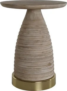 Home ESPRIT Stolik Home ESPRIT Złoty Naturalny Drewno Metal 41 x 41 x 53 cm - Ławy i stoliki kawowe - miniaturka - grafika 1