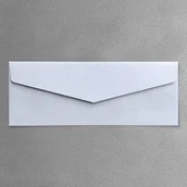 Koperty - Koperta, Z013 biała ozdobna (110x290mm) - miniaturka - grafika 1
