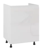 Meble kuchenne - Alba Szafka Dolna Pod Zlewozmywak Dzs-60 Modernbox Biały Połysk - miniaturka - grafika 1