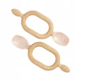 Akcesoria do karmienia - BIBADO spoon-teether, FAWN TWO PACK, BIB217 - miniaturka - grafika 1