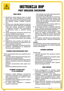 IAI08 INSTRUKCJA BHP PRZY OBSŁUDZE SIECZKARNI, FN - FOLIA SAMOPRZYLEPNA; (245X350MM) - Instrukcje stanowiskowe BHP - miniaturka - grafika 1