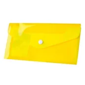 Artykuły biurowe - Tetis Koperta PP na zatrzask DL żółta p12 - miniaturka - grafika 1