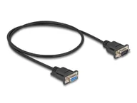 Kable komputerowe i do monitorów - DeLOCK Kabel szeregowy RS-232 D-Sub9 męski na żeński 0,5 m 87819 - miniaturka - grafika 1