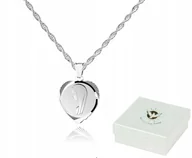 Biżuteria dla dzieci - CHRZEST ŚW. Srebrny łańcuszek 45 cm MEDALIK LM61X - miniaturka - grafika 1