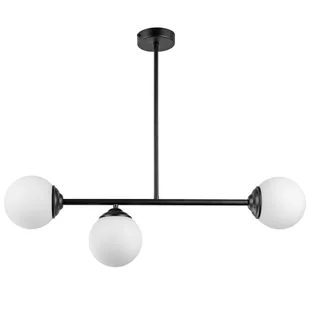 NOWOCZESNA LAMPA SUFITOWA WISZĄCA CZARNA FINO W3 - Lampy sufitowe - miniaturka - grafika 1